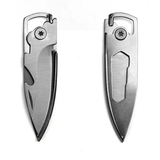 Mini Outdoor EDC Gear Outdoor Creative Multi Tool Folding Keychain Knife
