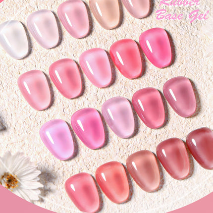 UR SUGAR 7ml Pink Nude Natural Rubber Base Gel Nail Polish Semi Permanent Chrome Sequins Soak Off Construction UV Gel Varnish
