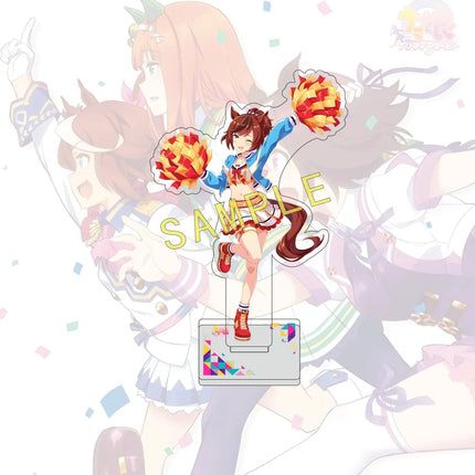 Anime Umamusume 15CM Acrylic Standee Character Special Kitasan Cute Model Decorative Desk Item Gift for Fans Keychain