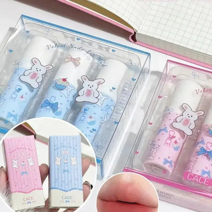 Little Bunny Lip Mud Set Velvet Nude Matte Texture Silky Lipstick Makeup