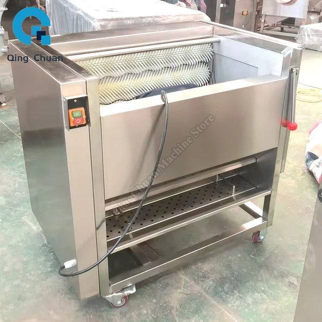Commercial Potato Peeling and Cleaning Machine, Radish Brush Cleaning Machine, Stainless Steel Carrot Washing and Lotus Root Peeling Machine