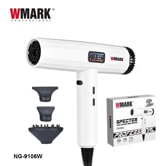 WMARK Hair Dryer Professional Blow Dryer Wire Haired Dryer Machine Hot and Cold Adjustment Hair Dryers Home Appliance NG-9106W