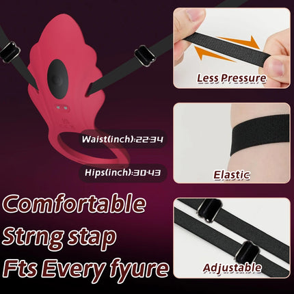 Wireless APP Wearable Panty Vibrator for Women, Vibrating Clitoral Stimulator, Penis Ring for Men, Female Sex Toy, Couples Sex Games