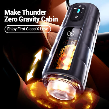 Leten Zero gravity Male Penis Training Cup Auto Thrusting Piston Stroker Adult Sex Toy For Man Penis Stimulation