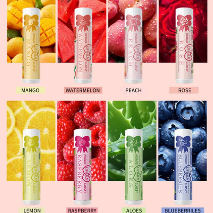 160 piece fruit jelly long-lasting moisturizing lipstick set for long-term travel care