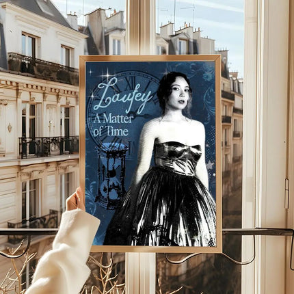 Singer Cute L-LaufeyS Modern Wall Art Poster Sticker For Living Room Bedroom Bar Home Decor Mural Painting Decoration