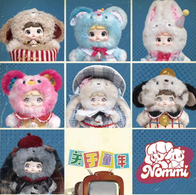 Genuine Nommi About The Childhood Series Blind Box Kawaii Dolls Collection Desktop Ornament Fashion Trend Gift Girl