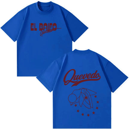 QUEVEDO EL BAIFO Album 2026 Tour Merch T Shirt Men Women Fashion T-shirt Summer Short-sleeved Cotton Casual Vintage T-shirts Top