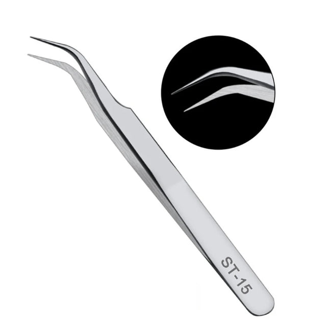 Stainless Steel Long Forceps Straight Head Elbow Medical Tweezers ST-10, ST11, ST-12, ST-14, ST-15, ST17
