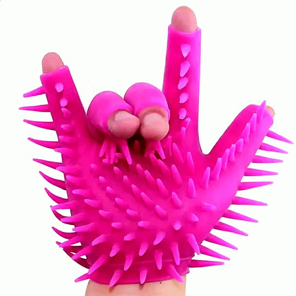 Spike Silicone BDSM Sex Gloves Couples Intimate Massage Masturbation Tool Erotic Flirting Foreplay Enhancer Adult Game Sex Toys