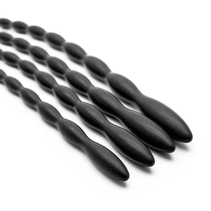 8 Sizes Safe Soft Silicone Urethral Penis Stimulant Dilator Urethral Rod Catheter Sex Toys Horse Eye Stick For Male BDSM Plug