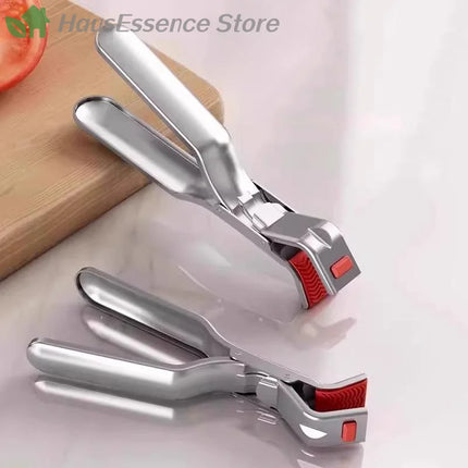 ※1pieces Anti-scalding Clip Hot Bowl Holder Dish Clamp Pot Pan Gripper Clip Air Fryer Dish Plate Retriever Tongs Kitchen