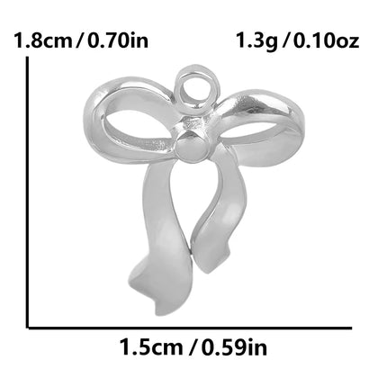 Breloque Metal Love Stainless Steel Flower Pendants For Jewelry Making Earrings Bracelets Headwear DIY Heart Charms Accessories