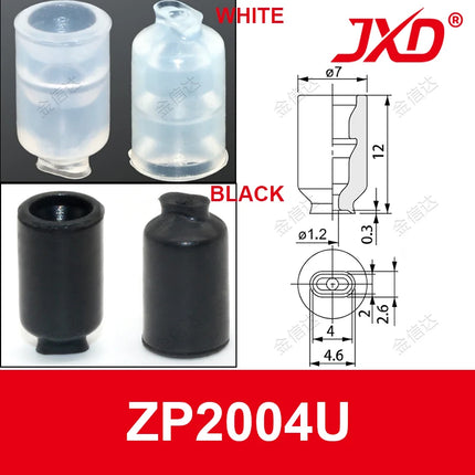 JXD ZP Series ZP02/04/06/08/10/13/16/20/25/32/40/50U Single Layer Silicone Mini Vacuum Suction Cup