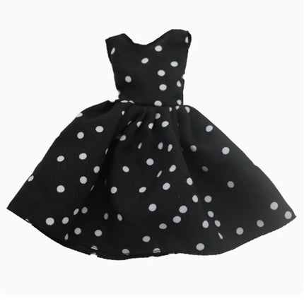 Fashion Doll Polka Dot Skirt for 30cm Dolls Casual Wear Striped Dresses For 30cm Doll Girl Dresses Clothes Doll Floral Dresses