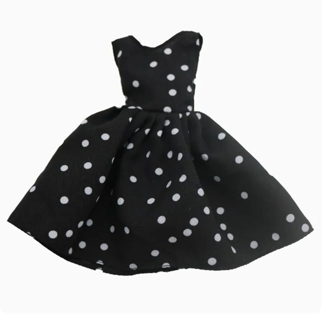 Fashion Doll Polka Dot Skirt for 30cm Dolls Casual Wear Striped Dresses For 30cm Doll Girl Dresses Clothes Doll Floral Dresses