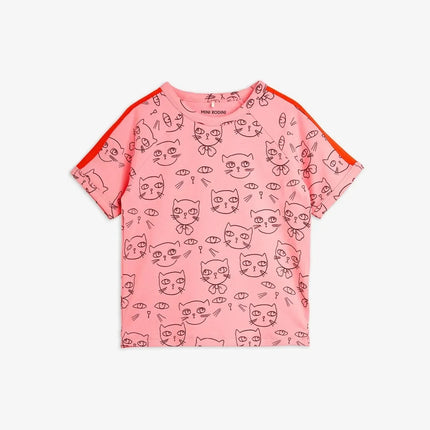 2024 MR SS Pink Kids Shirts Hooded Pant Set Printed Baby Girl Boy Top and Shorts Bottom Brand School Clothes Baby Trousers