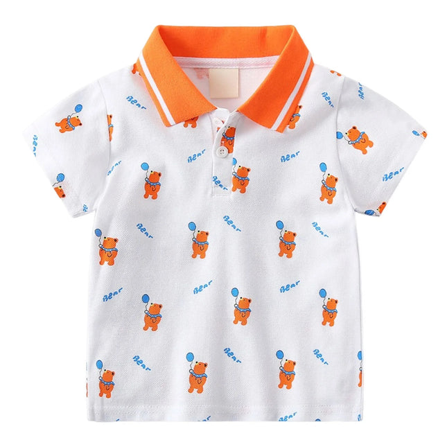 Boys Long Sleeve Shirts Size 5 Boys And Toddlers' Short Sleeve Shirts Fashion Boys Turndown Printed Shirt 한국 아동복 2026
