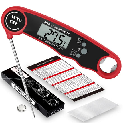 Digital Kitchen Food Meat Thermometer Digital Instant Read With High Accuracy Waterproof & Backlit For Grill BBQ Oven Kitchen