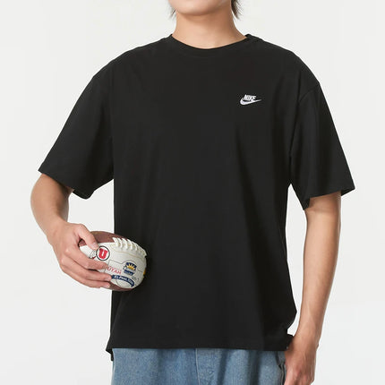 Nike Men's T-Shirt Sportswear Training Fitness Top Casual Round Neck Half-Sleeve Comfortable Breathable Short-Sleeve