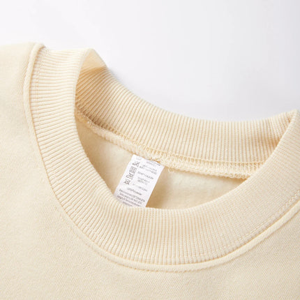 2026 Winter Womens Solid Hoodies Basic Warm Fleece Sweatshirt Soft Breathable O-Neck Pullover Casual Oversize Female Clothes