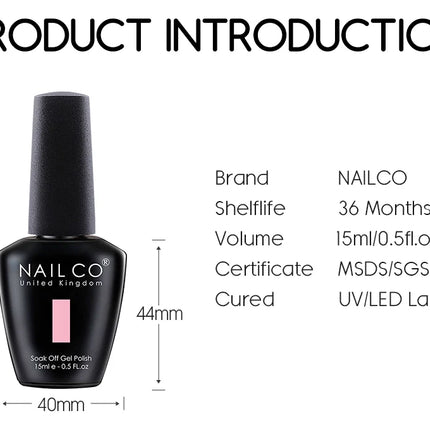NAILCO 15ml Red Color Series Gel Varnish Coffee Gel Nail Polish Maximalism Reddish Gellak Design Brown Lacquer Nail Art Manicure