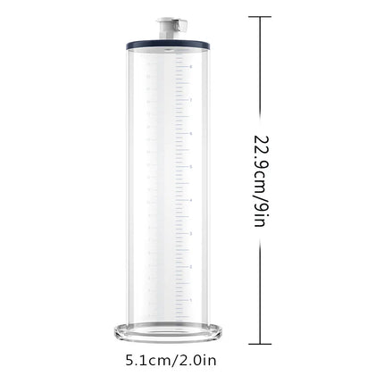 Acrylic Penis Pump 9 in SML XL XXL Acrylic Cup Accessories Sex Toy Tools Pene Enlarger Enlargement Adultos Sexy Toys for Men