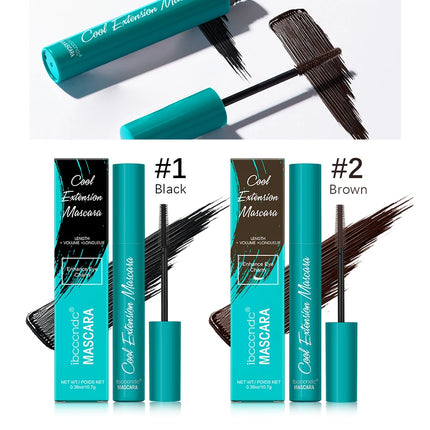 Waterproof Mascara Lash Curling Thick Lengthening Volumizing Eyelash Extension Long-Wearing Sweat-proof Black Mascara Eye Makeup