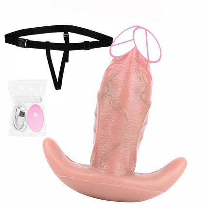 SXXY Wearable Realistic Vibrating Dildo Anal Plug Adjustable Mouth Gag High Quality Adult Sex Toys Intimate Play For Men Women