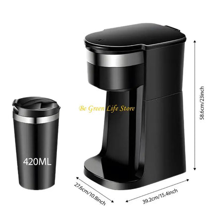 M7DF European 220V Coffee Maker With Affixed Cup ABS Plastic Fast Boil Technology Perfect For Home And Workplace
