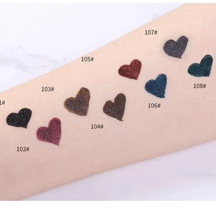 Professional Fast Dry Smooth Waterproof Eyeliner Pencils Eyes Brown Black Color Pigments Liquid Eye Liner Pen Make Up Tools