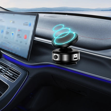 Vacuum Magnetic Phone Holder 360°Rotate Car Hands-Free Cell Phone Rack Foldable Swivel Stand Suction Cup Universal Car Brackets