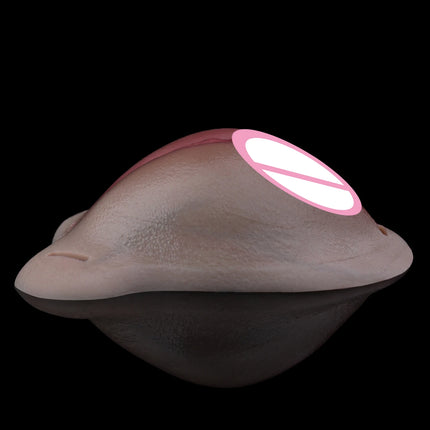 FAAK Strapon Thick Insertable Fake Vagina Clitoris Pads Male to Female Transgender Silicone Male Hiding Underwear Panty Pads