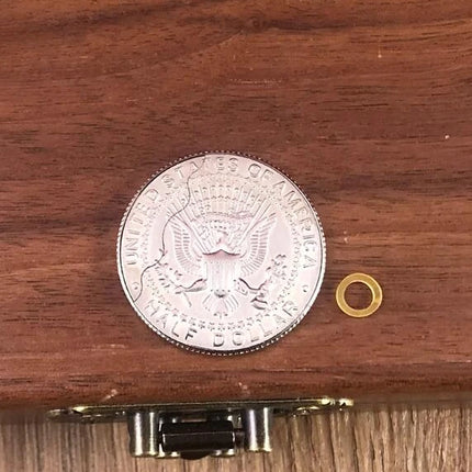 Funny Magnetic Flipper Coin Butterfly Coin (Half Dollar) Magic Tricks Magician Accessories Close Up Props Gimmick Appear Magia