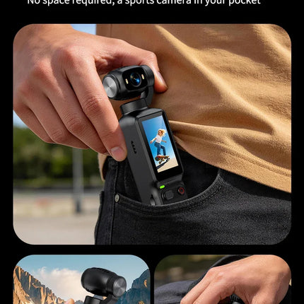 HD 4K Action Camera 180 Degree Rotatable For Vlog YouTube Tiktok Girls Record Life Video Recording Entry Portable Action Camera