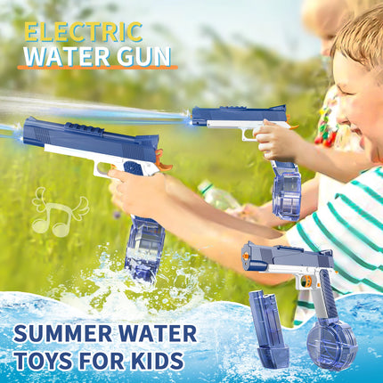 Electric Water Gun 1911 Rechargeable Automatic & Manual Spray Gun Toys Capacity Range Up to 26 FT Range for Adults & Kids