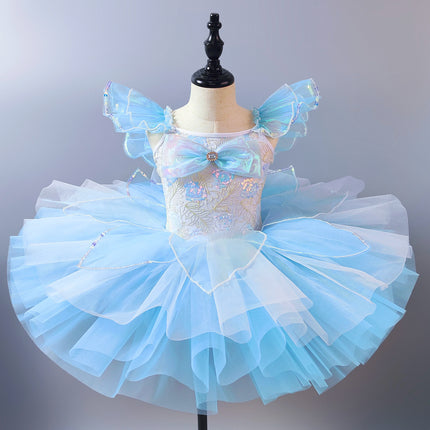 Dance Wear Summer Children Clothing Princess Performance Fairy Tutu Kids Clothes Ballet Leotards for Girls Dress Stage Costumes