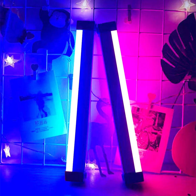 Colorful LED Night Lamps RGB Atmosphere Fill Light Rechargeable Bedroom Photography Lighting Room Decor Fill Light New