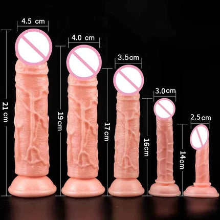 Wearable Realistic Dildo Skin Sex Toys for Female Masturbator with Strong Suction Cup G Spot Big Penis Anal Adult Sex Product 18