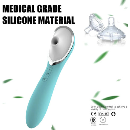Silicone Clitoral Suction Vibrator Air Pulse Stimulator for Women Multiple Modes Women's Pleasure Toy