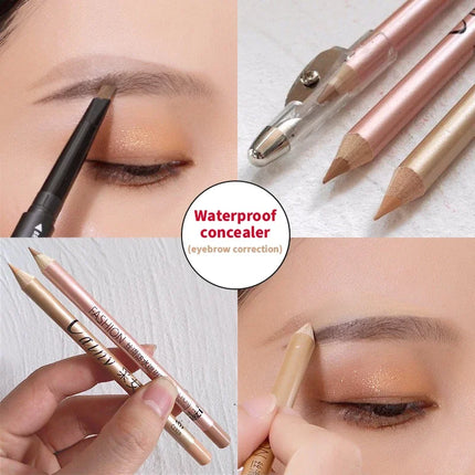 Eyelids Lying Silkworm Brightening Stick Ivory Beige Concealer Pencil Cover Face Spots Lip Liner Matte Concealer Cream Stick