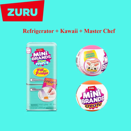 ZURU Mini Brands Food Fill The Fridge Series 1 Plauset Brands Home Capsule  Creating DIY A Mini KitchenMasterChef Food Series