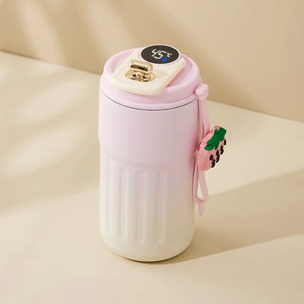 Smart Temp Display Stainless Steel Tumbler Mug Vacuum Insulated Coffee Cup Travel Thermos Cups Thermal Hot Water Bottle for Tea