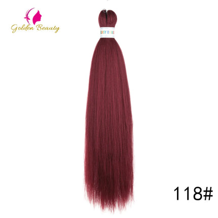 26"Corlorful Selling Jumbo Easy Braiding Hair Ombre Rainbow Braiding Cosplay Hair Synthetic Pre Stretched Hair Braids wigs
