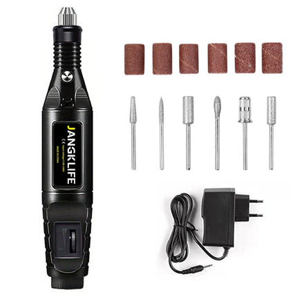 JANGKLIFE 9V Mini  Drill Electric Carving Pen Variable Speed   Drill Rotary Tools Kit Engraver Pen for Grinding Polishing