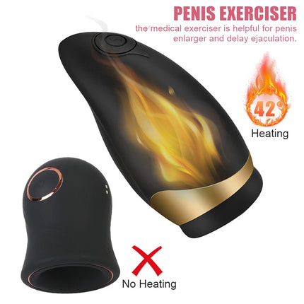 Male Masturbator Artificial Blowjob Sucking Vibrators For Men Penis Pump Cock Enlarger Medical Exerciser Oral Sex Toys 18 Erotic