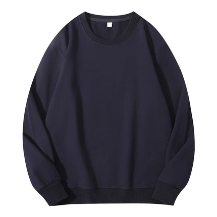 Autumn O-Neck Cotton Women's Sweatshirt Hoodies Basic Loose Casual Women Pullover Solid Sweatshirt Ladies Tops Factory Wholesale