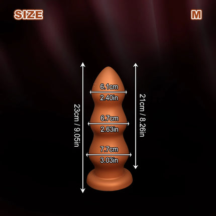 big huge anal beads soft smooth anal dildo penetration anal toys Prostate Massage silicone dilatador super large butt plug ball