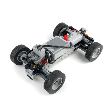 4WD RC Car Chassis Electric Building Set with Motor Wheels Battery Box Receiver for MOC Technical Model Construction Toy