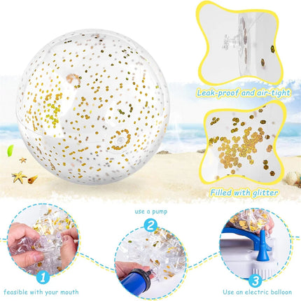 Inflatable Beach Ball 40cm / Ballon Plage Gonflable 40cm